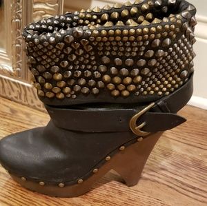 Studded boots